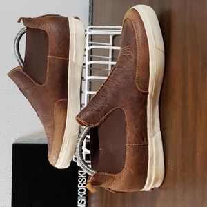 Durango Music City Men's Twin Gore Leather 4" L-Style Dark Brown Sneaker 8M